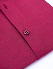 Classic Maroon Dress Shirt for Men