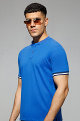 Plain Blue Polo Shirt