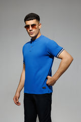 Plain Blue Polo Shirt