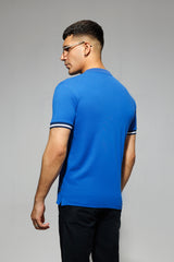 Plain Blue Polo Shirt