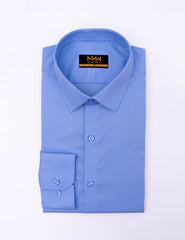 Classic Light Blue Dress Shirt for Men