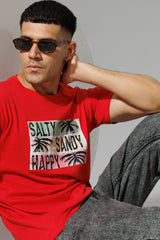 Salty Sandy Happy Graphic T-Shirt