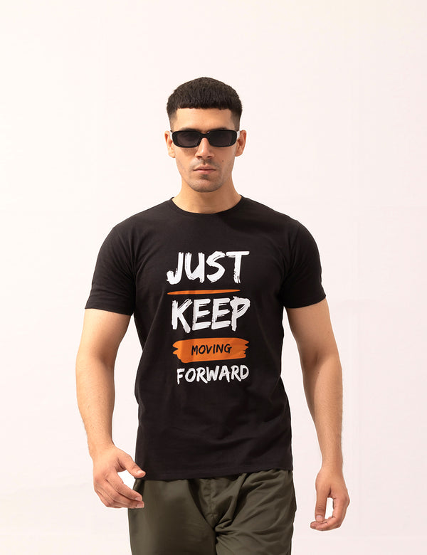 KEEP MOVING FORWARD GRAPHIC T-SHIRT