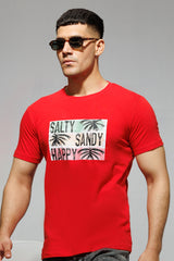 Salty Sandy Happy Graphic T-Shirt