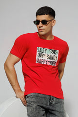 Salty Sandy Happy Graphic T-Shirt