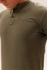 PLAIN OLIVE POLO SHIRT