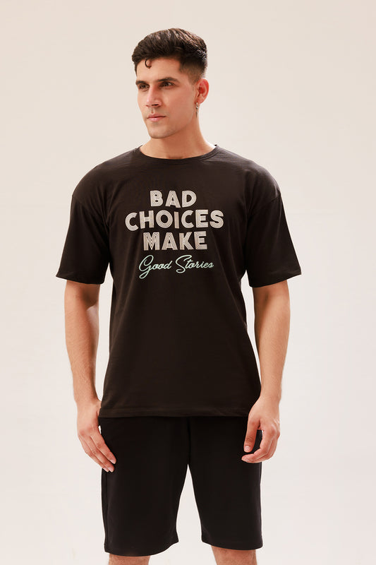 BAD CHOICES GRAPHIC T-SHIRT