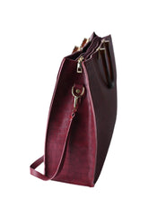 Elegance Tote Burgundy