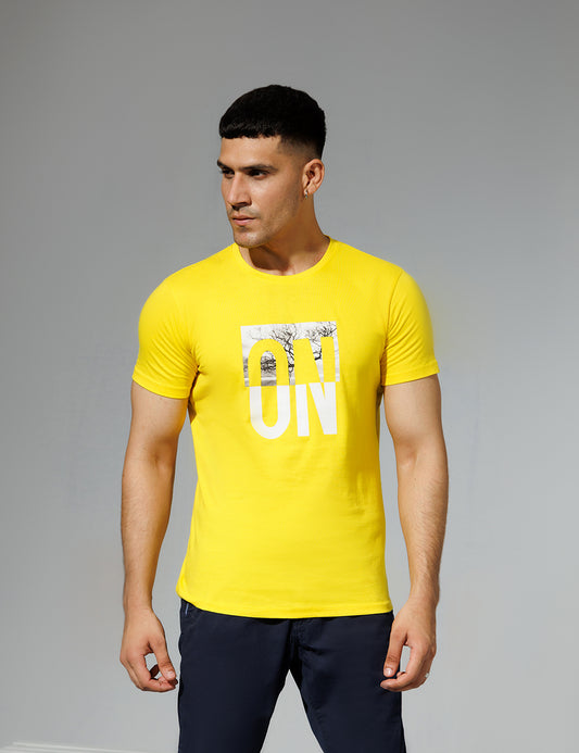 Yellow Graphic T-Shirt