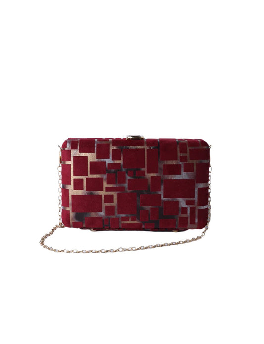 Mosaic Ruby Rendezvous Clutch