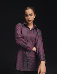 Plum Printed Casual Shirt