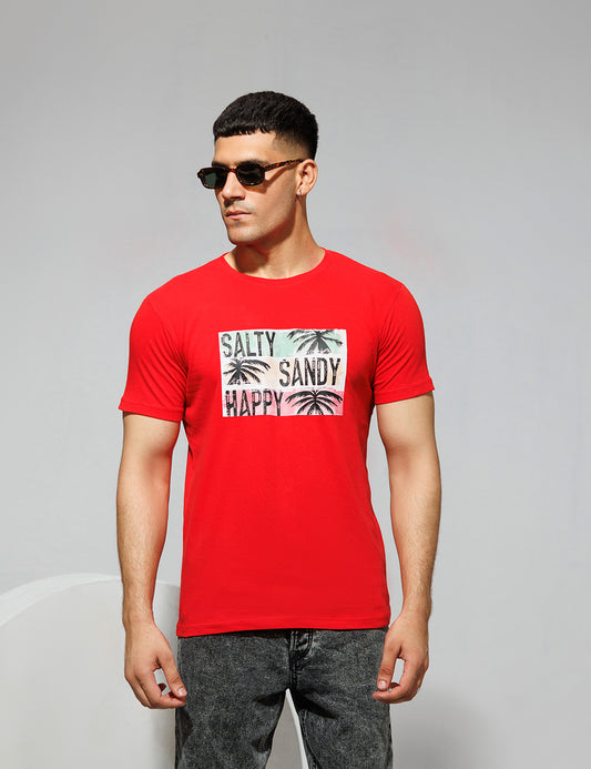 Salty Sandy Happy Graphic T-Shirt