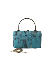 Elegance Vintage Aqua Clutch