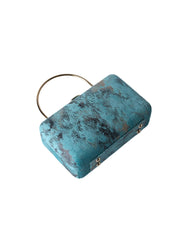 Elegance Vintage Aqua Clutch