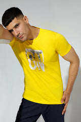 Yellow Graphic T-Shirt