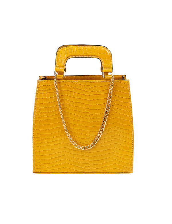 Sunshine Croc Embossed Bag