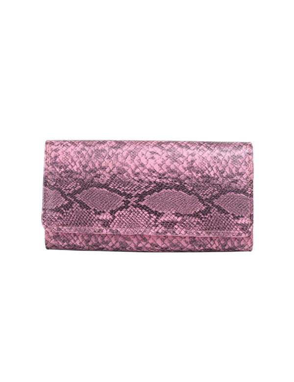 Pink Python Glam Wallet