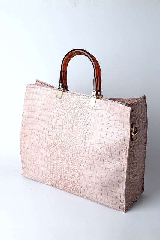 Blush Pink Majesty Tote - MHW Clothing