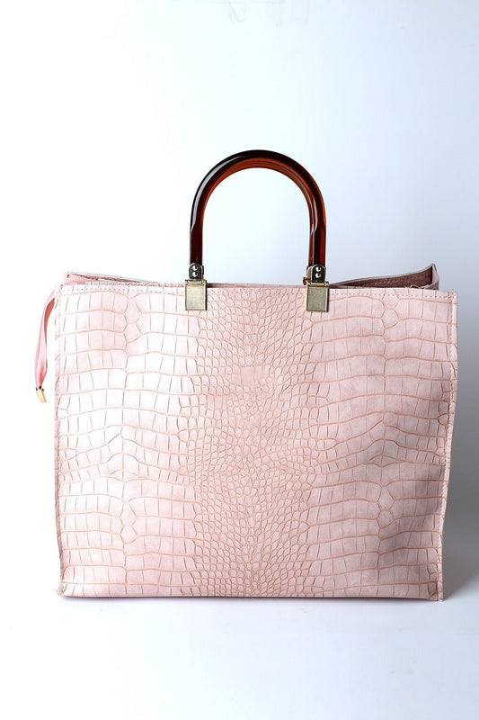 Blush Pink Majesty Tote - MHW Clothing