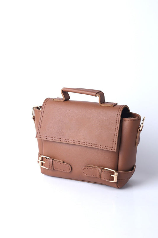 Brown Sophisticate Satchel - MHW Clothing