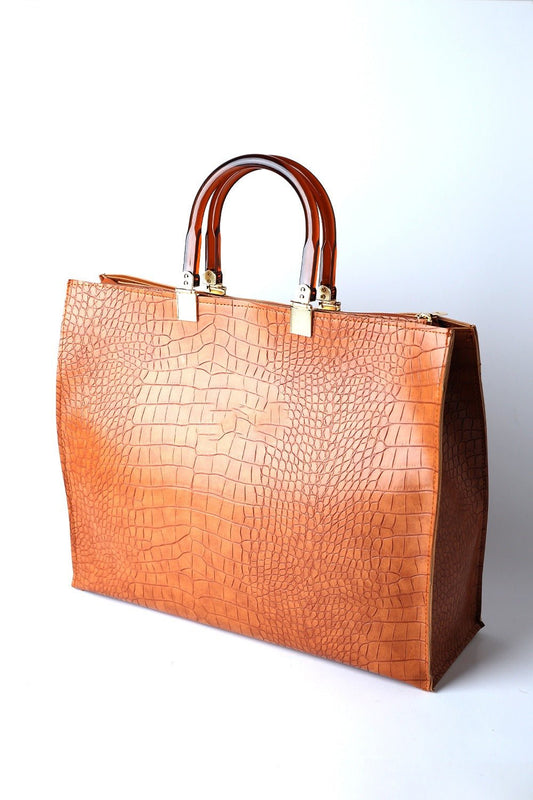 Copper Elegance Tote - MHW Clothing