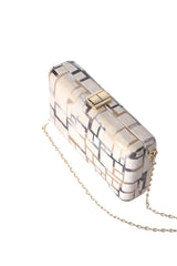 Geometric Elegance Clutch - MHW Clothing