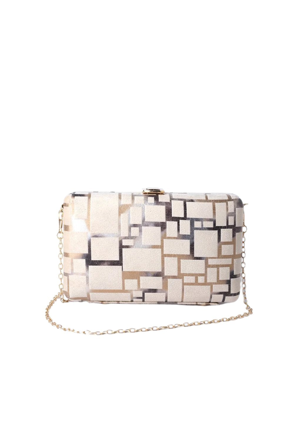 Geometric Elegance Clutch - MHW Clothing