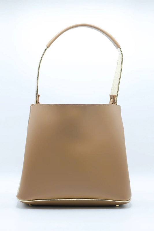 Khaki Elegance Tote Bag - MHW Clothing