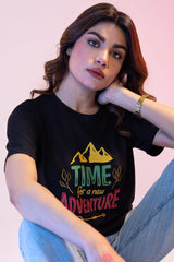 Time for A New Adventure Women T-Shirt - MHW Clothing