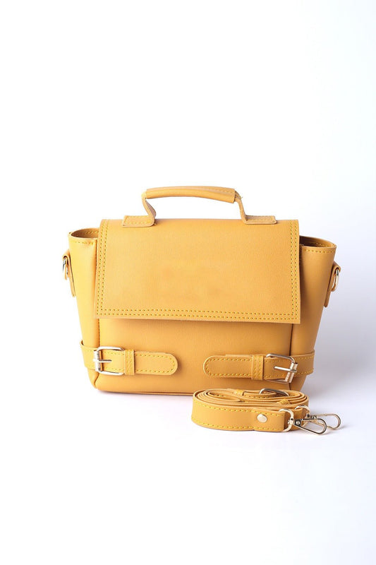 Yellow Sophisticate Satchel - MHW Clothing