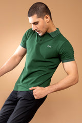 Bottle Green Polo Shirt - MHW Clothing