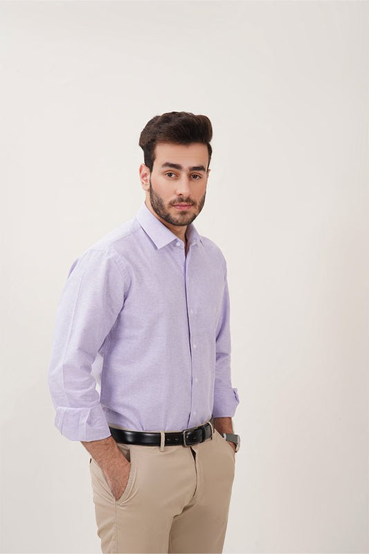 Men's Light Purple Dress Shirt - MHW Clothing