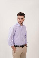 Men's Light Purple Dress Shirt - MHW Clothing