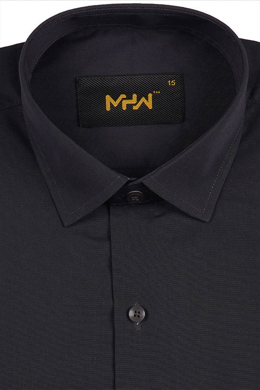 Sophisticated Charcoal Men's Dress Shirts - MHW Clothing